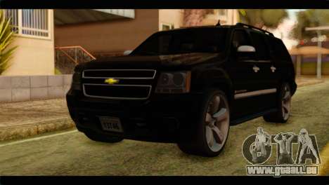 Chevrolet Suburban 2010 FBI für GTA San Andreas