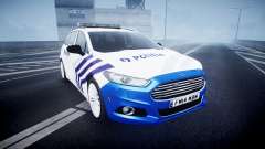 Ford Fusion Estate 2014 Belgian Police [ELS] für GTA 4
