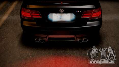 BMW M3 E92 Hamman pour GTA San Andreas