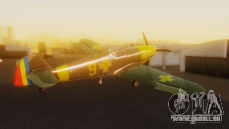 Messerschmitt Bf-109 E3 pour GTA San Andreas