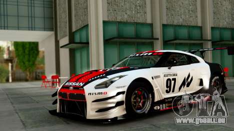 Nissan GT-R (R35) GT3 2012 PJ1 für GTA San Andreas