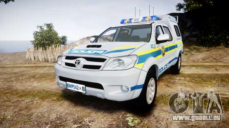 Toyota Hilux 2010 South African Police [ELS] pour GTA 4