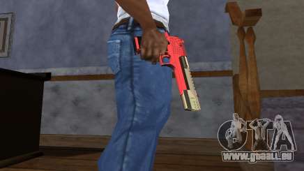 Black and Red Deagle für GTA San Andreas