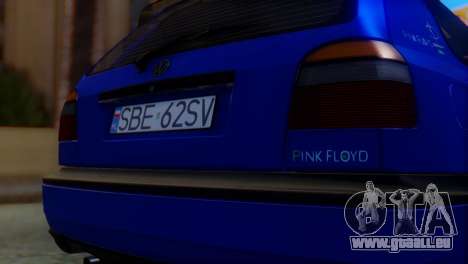 Volkswagen Golf 3 Pink Floyd pour GTA San Andreas