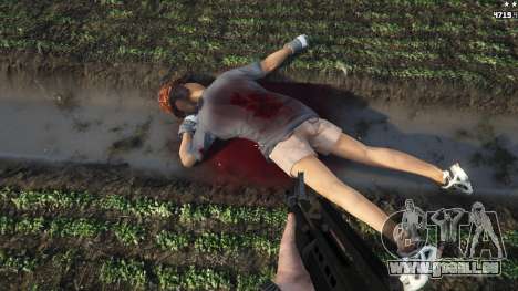 GTA 5 Bloodier blood particle FX & wounds