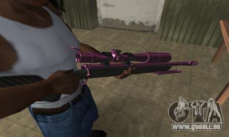 Purple Sniper Rifle pour GTA San Andreas