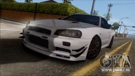 Nissan Skyline GT-R34 pour GTA San Andreas