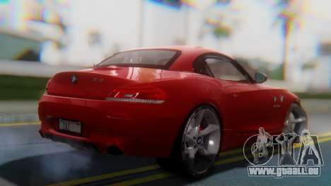 BMW Z4 sDrive35is 2011 2 Extras pour GTA San Andreas