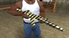 Gold Lines AK-47 für GTA San Andreas