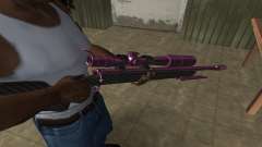 Purple Sniper Rifle für GTA San Andreas