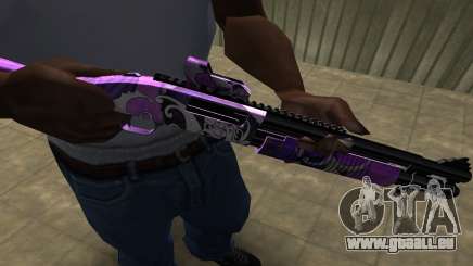 Purple World Shotgun für GTA San Andreas
