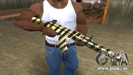 Gold Lines AK-47 für GTA San Andreas