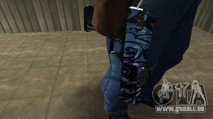 Blue Snow Deagle für GTA San Andreas