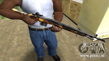 Gold Rifle für GTA San Andreas