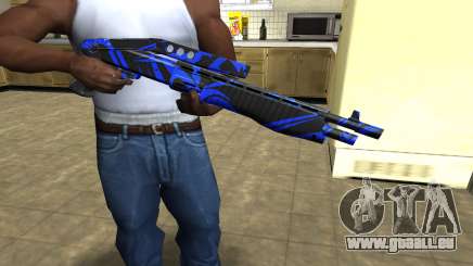 Blue Lines Combat Shotgun für GTA San Andreas