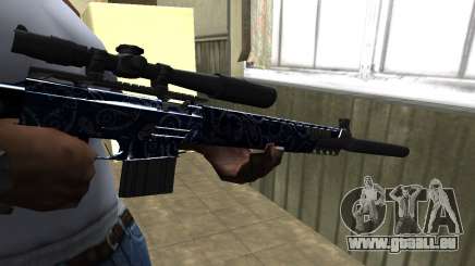 Blue Oval Sniper Rifle pour GTA San Andreas