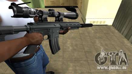 M4 with Optical Scope pour GTA San Andreas