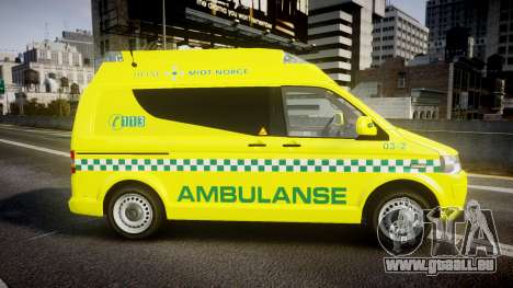 Volkswagen Transporter Norwegian Ambulance [ELS] für GTA 4