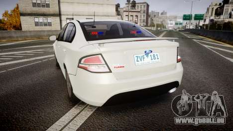 Ford Falcon FG XR6 Turbo Unmarked Police [ELS] für GTA 4