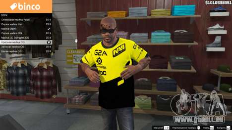 GTA 5 T-shirt pour les Natus Vincere Franklin