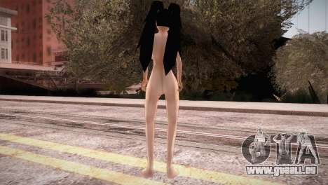 Black Hair Nude Hfybe pour GTA San Andreas