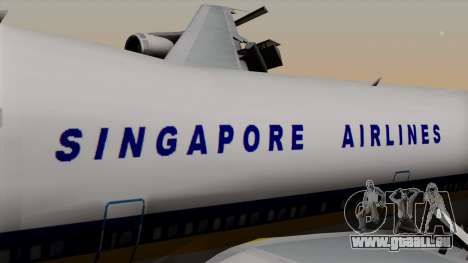 Boeing 747 Singapore (Old) pour GTA San Andreas