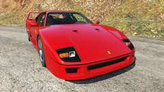 Ferrari F40 1987 v1.1 für GTA 5