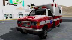 Ambulance with Lightbars für GTA San Andreas