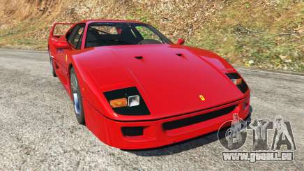 Ferrari F40 1987 v1.1 pour GTA 5