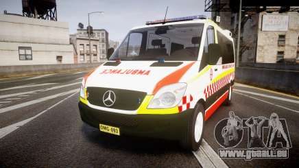 Mercedes-Benz Sprinter NSW Ambulance [ELS] pour GTA 4
