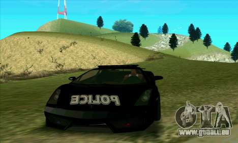 Federal Police Lamborghini Gallardo pour GTA San Andreas