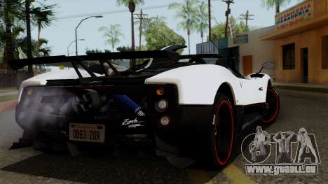 Pagani Zonda Cinque Roadster pour GTA San Andreas