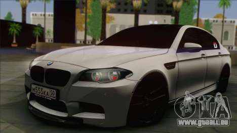 BMW M5 F10 Grey Demon pour GTA San Andreas