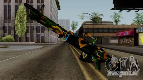 Brasileiro Minigun v2 für GTA San Andreas