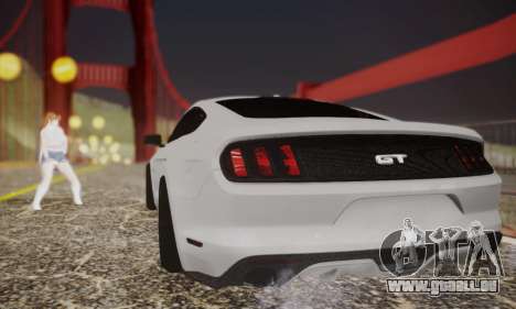 Ford Mustang GT 2015 Stock für GTA San Andreas