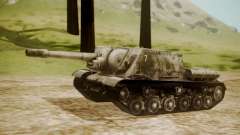 ISU-152 Snow from World of Tanks pour GTA San Andreas