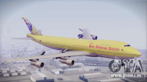 Boeing 747-200 GTA SA Airline pour GTA San Andreas