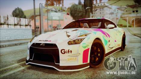 Nissan GT-R Nismo 2015 Itasha Paintjobs für GTA San Andreas