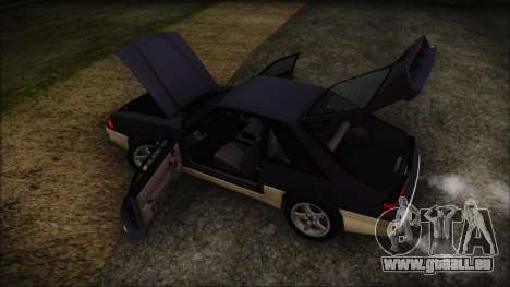 Ford Mustang Hatchback 1991 v1.2 pour GTA San Andreas