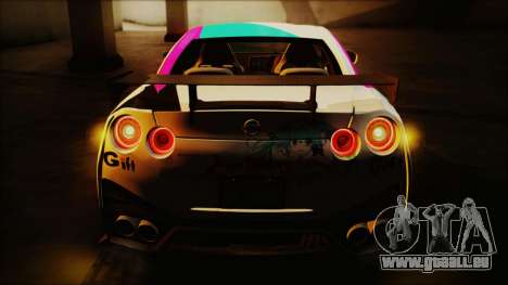 Nissan GT-R Nismo 2015 Itasha Paintjobs für GTA San Andreas