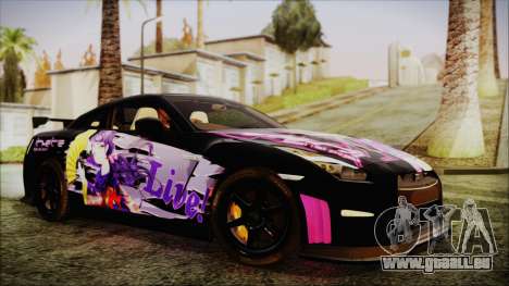 Nissan GT-R Nismo 2015 Itasha Paintjobs für GTA San Andreas