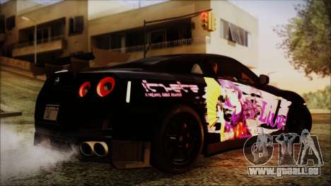 Nissan GT-R Nismo 2015 Itasha Paintjobs für GTA San Andreas