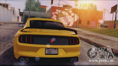 Ford Mustang Shelby GT350R 2016 No Stripe für GTA San Andreas