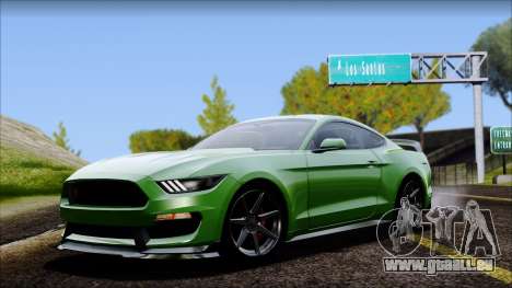 Ford Mustang Shelby GT350R 2016 No Stripe pour GTA San Andreas