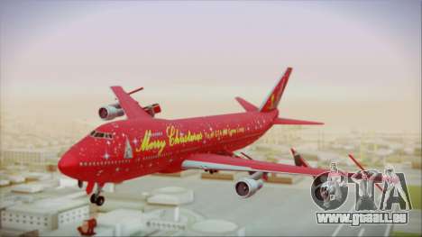 Boeing 747-100 Merry Christmas für GTA San Andreas