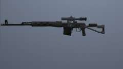 Fusil Sniper Dragunov pour GTA San Andreas