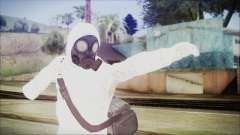 GTA 5 Online The Heist Gasmask Yellow pour GTA San Andreas