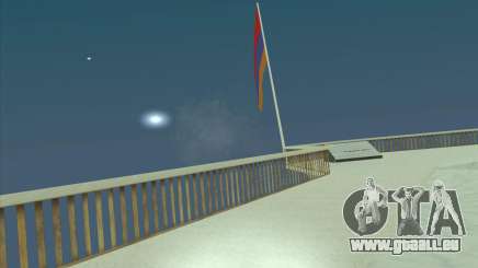 Armenien fahne auf dem mount Chiliad für GTA San Andreas