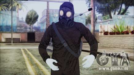 GTA 5 Online The Heist Gasmask White für GTA San Andreas