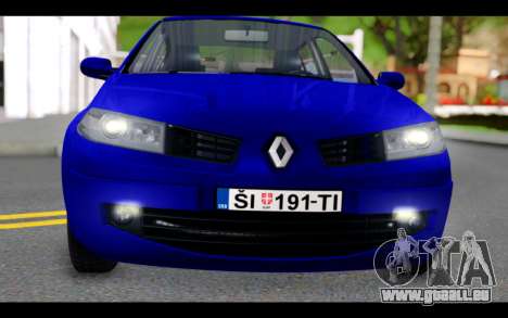 Renault Megane Sedan pour GTA San Andreas